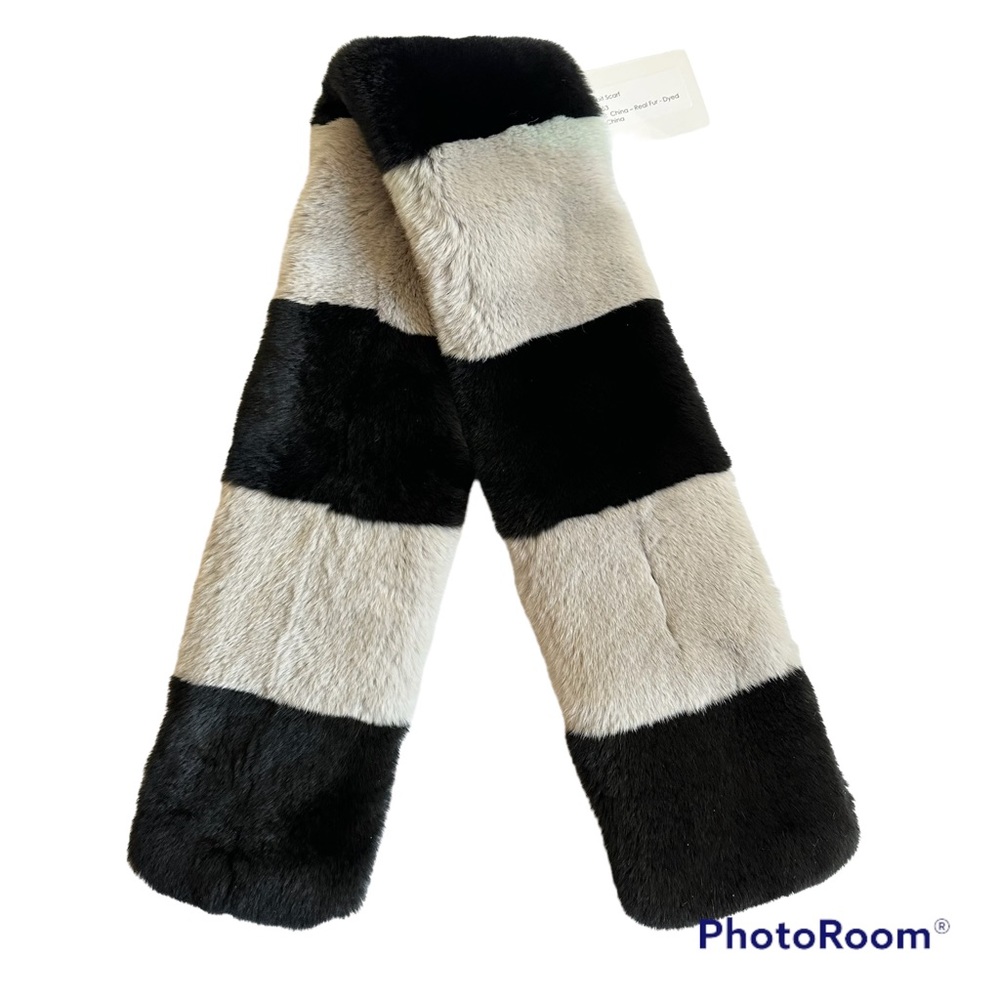 Authentic Surell Rex Fur Scarf
